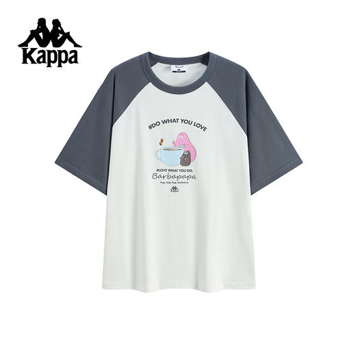 Kappa卡帕背靠背运动短袖男2025夏季新款宽松纯棉t恤透气上衣女潮K0F52TD62 商品图0