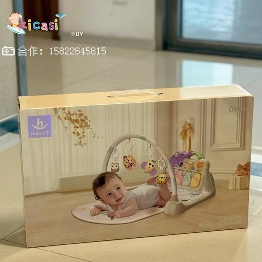 汇乐新品健身架7送1原品新生儿礼盒送礼专选健身架早教益智玩具 商品图1