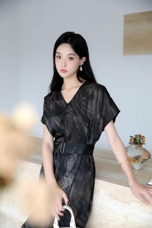 Le Malene 复古气质茶歇连衣裙 20424 商品图4