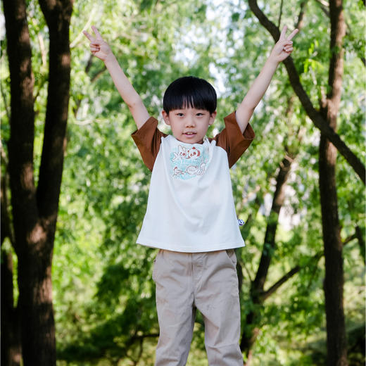 团团好朋友环保T恤儿童款 商品图1