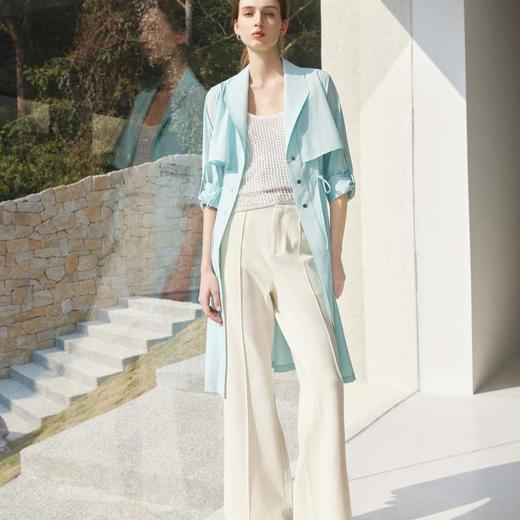 「K」洛诗琳13427时尚休闲款风衣2025新款气质中长款薄外套女299 商品图1