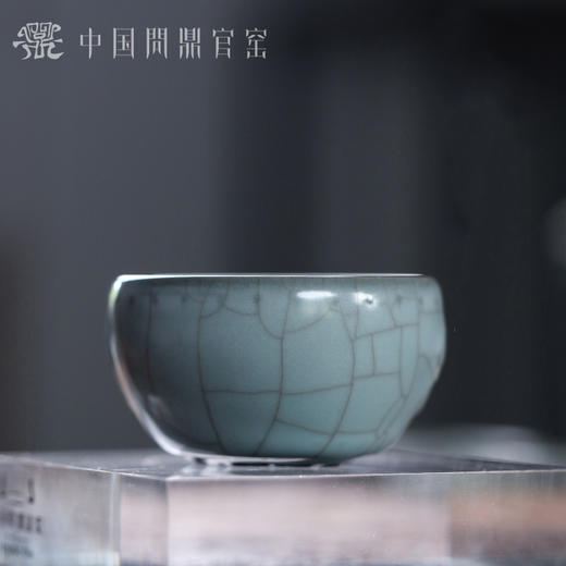 问鼎官窑南官御窑款大战鼓杯 商品图4