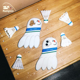 CryingCenterkumpoo薰风羽毛球联名系列 可爱大头羽毛球硅胶手机壳 哭喊中心