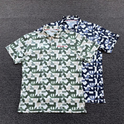 正品日单and per se 男款高尔夫短袖体恤，孤品L 码各一件，胸围106。 商品图0