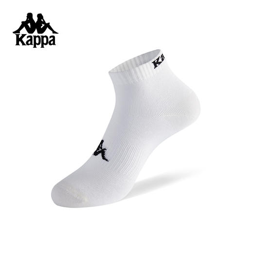Kappa卡帕背靠背运动袜男袜女袜新款夏季透气吸汗跑步袜短筒袜子K0FY8WD44 商品图1