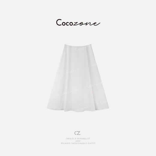 COCO ZONE 刘一一  【100棉】刺绣简洁蕾丝花边半身裙 CD1A0697 商品图2