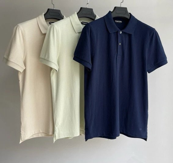 家属福利  贸易公司   TF经典成衣染色polo衫   翻领短袖T恤