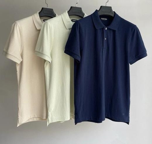 家属福利  贸易公司   TF经典成衣染色polo衫   翻领短袖T恤 商品图0