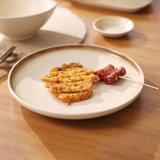 【摩卡釉渐变绿系列窑变餐具】窑变日式餐具面碗碗复古陶瓷家用斗笠碗饭碗餐盘 商品图6