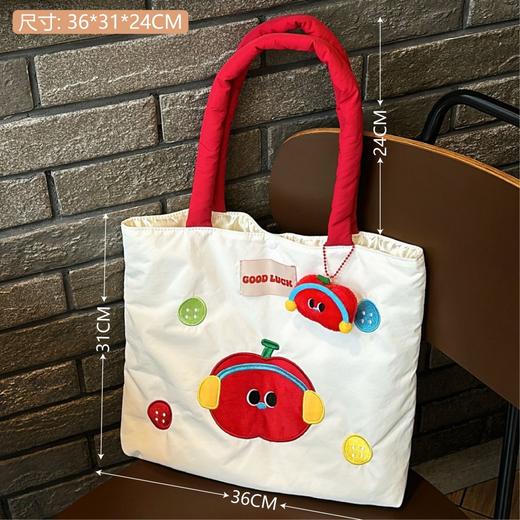 【轻松通勤，刺绣包包！】春夏季百搭单品刺绣包包 时尚通勤小众大容量 单肩少女心手提袋-QQ 商品图9