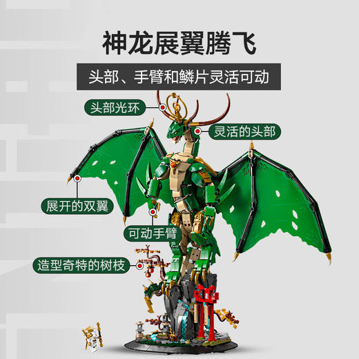乐高积木    L71847   乐高幻影忍者系列守护神龙 商品图3