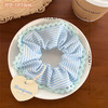 【夏日清爽，花边蝴蝶结发圈！】夏日清爽蝴蝶结蕾丝花边大肠发圈 少女田园风高级感 大号丸子头发绳-QQ 商品缩略图8