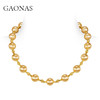 GAONAS仿珍珠项链 满天星 时尚10mm金色珠项链11448XGO 商品缩略图0