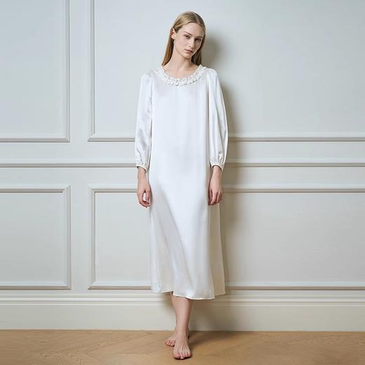 Solo seta22姆米重磅真丝睡裙女法式纯色桑蚕丝家居服2025甜美 商品图3