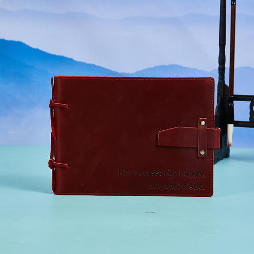 小林漫画  高端疯马皮复古多功能本 牛皮纸  6色可选 握在手心的 “时光琥珀” 商品图9