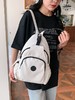 双肩背包 简约新款时尚双肩包 女原宿休闲潮流学生书包 大容量背包 商品缩略图4