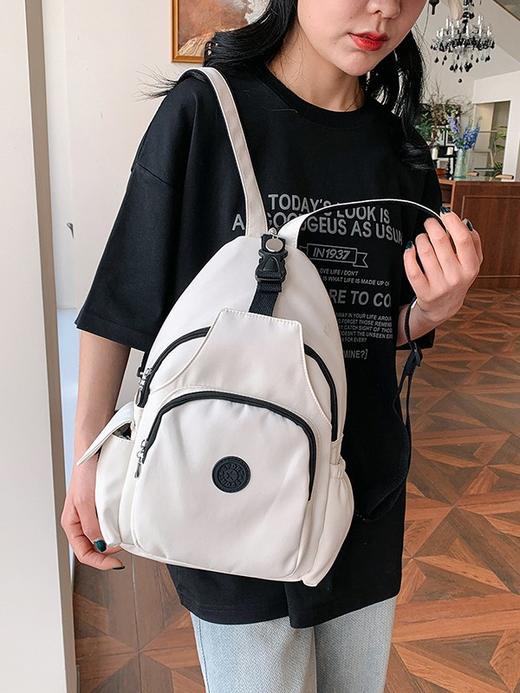 双肩背包 简约新款时尚双肩包 女原宿休闲潮流学生书包 大容量背包 商品图4