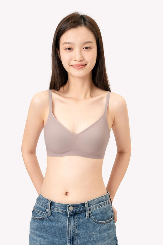 靴下物内衣女小胸聚拢无痕无钢圈文胸聚拢收副乳上托不空杯薄款 商品图5