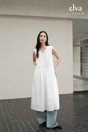 艾娃白色连衣裙