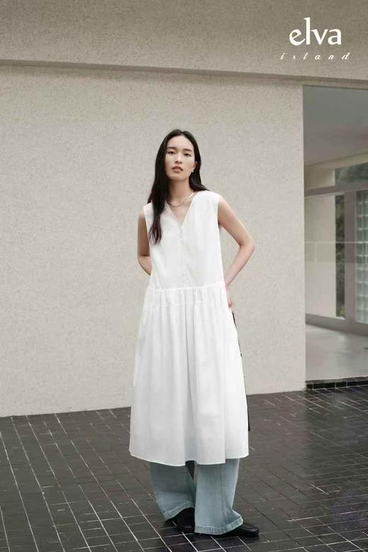 艾娃白色连衣裙 商品图0