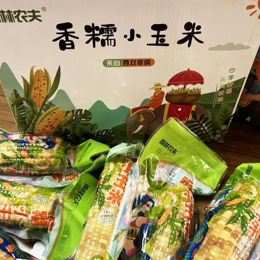 新鲜香糯小玉米精选净重4斤单果140g+ 西双版纳直发 商品图4