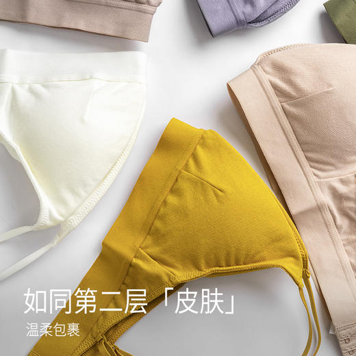 靴下物三角杯女士胸罩内衣薄款大胸显小胸无钢圈不空杯大学生胸衣 商品图1