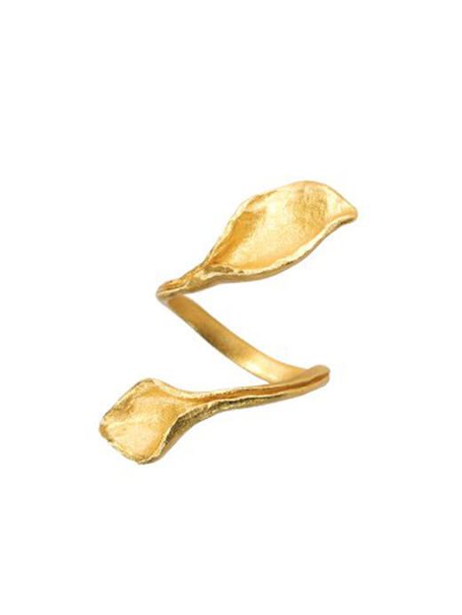 LS｜Palmleaf Ring 手心叶戒指 [ 金 ]【Botanicalia】 商品图0