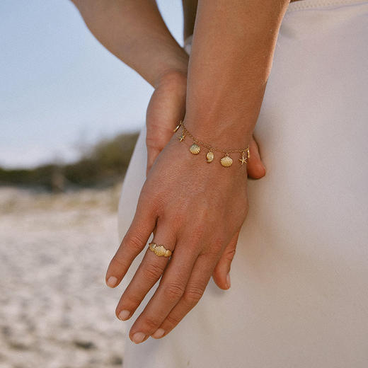 北京仓｜Agapee-Nerina-金色贝壳 海螺 海星 手链［法国设计师］ 商品图4