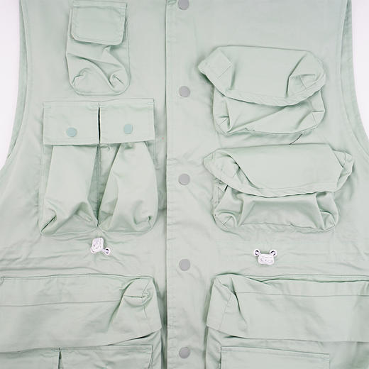 F/CE PIGMENT DYE FEATURE VEST SOLOTEX速干轻量机能性立领马甲 商品图2