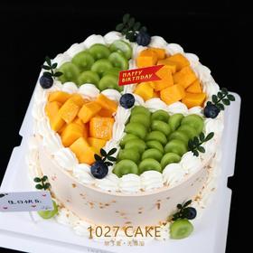1027CAKE | 水果装饰蛋糕 芒果青提 鲜果
