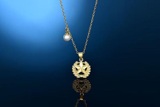 【唯你系列】新款925银锆石贝珠项链手链ss 商品图4