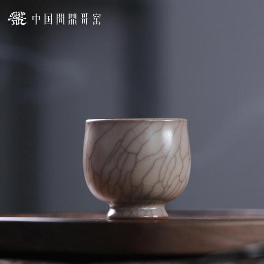 问鼎哥窑龙纹系列高古杯 商品图0