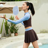 sisia2025新款泳衣女长袖防晒分体裙式运动泡温泉显瘦高级感泳衣SWT24-05A 商品缩略图1