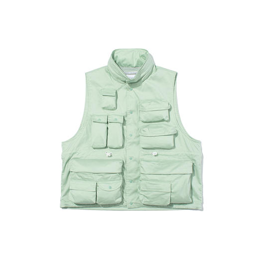 F/CE PIGMENT DYE FEATURE VEST SOLOTEX速干轻量机能性立领马甲 商品图0