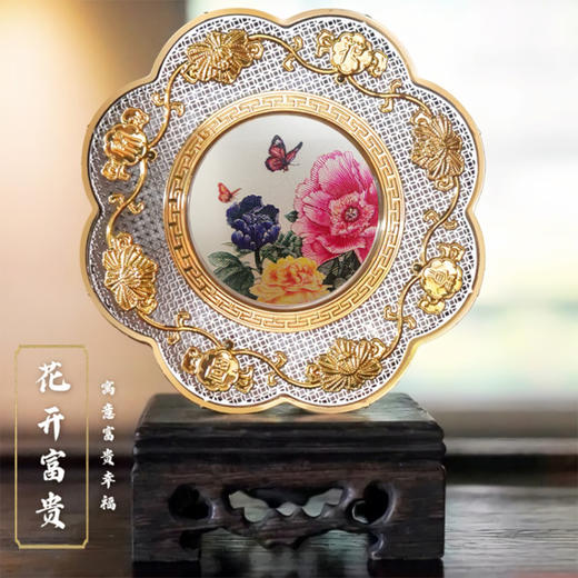 梅花形贵金属香盒  花丝古典工艺  含4克纯银 商品图2