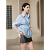 初棉醋酸天丝肌理感微透宽松衬衫 商品缩略图1