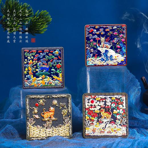 【中国古代朝服补子冰箱贴】 文官武官磁吸AR珐琅冰箱贴 愽物馆旅游景区纪念创意礼品 商品图2