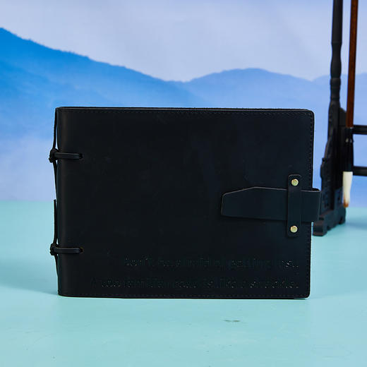 小林漫画  高端疯马皮复古多功能本 牛皮纸  6色可选 握在手心的 “时光琥珀” 商品图7