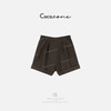 COCO ZONE 刘一一  【天丝麻混纺】日常通勤小A型短裤CD2A1025 商品缩略图0