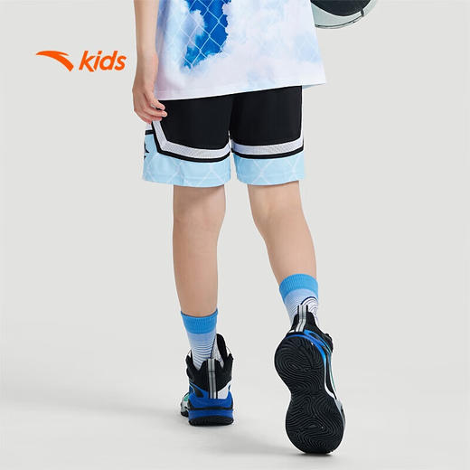 安踏儿童裤子男大童疾飞速干针织五分裤352431704 商品图1