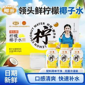 椰谷领头鲜柠檬椰子水 无菌冷灌 口感清爽