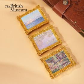 波士顿美术博物馆 大师系列 莫奈日本桥树脂 莫奈昂蒂布海角树脂 莫奈睡莲树脂 冰箱贴