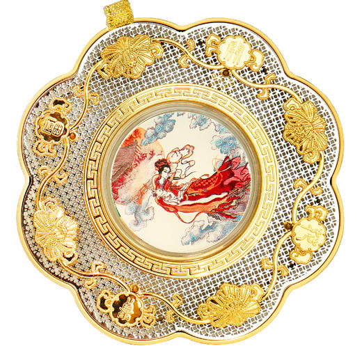 梅花形贵金属香盒  花丝古典工艺  含4克纯银 商品图12