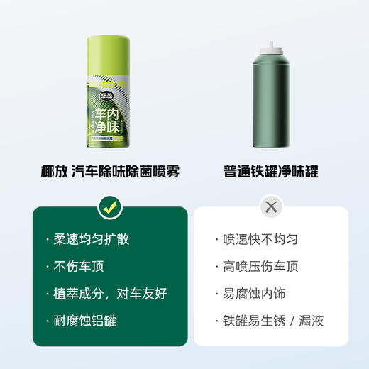 椰放汽车除味除菌喷雾100ml 商品图7