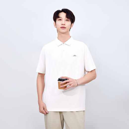 【新品上新】HX 夏季翻领短袖T恤微宽松Z102520100101 商品图0