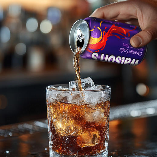 屈臣氏焦糖味苏打汽水200x24 商品图1