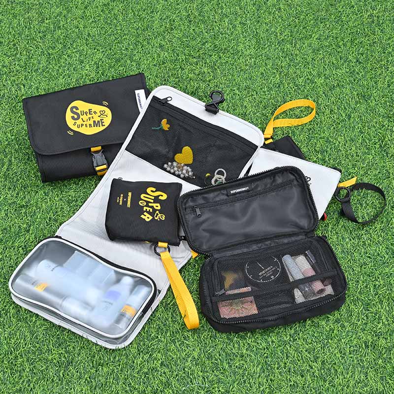 SUPERMONKEY×msquare联名 三折洗漱包