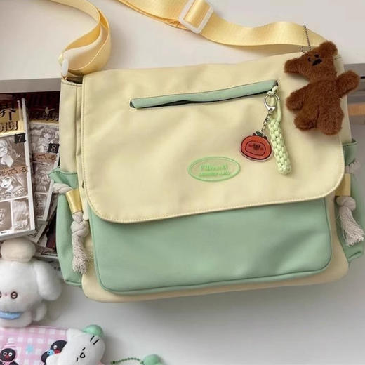 裁缝学苑AQ476单肩斜挎包纸样女装大容量手提袋子帆布包样板图纸 商品图4