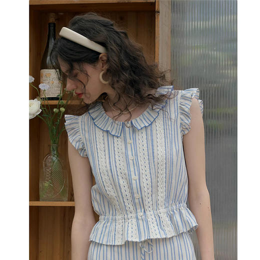 裁缝学苑AS508小飞袖衬衫纸样女装短款上衣小衫服装打板版型图纸 商品图3