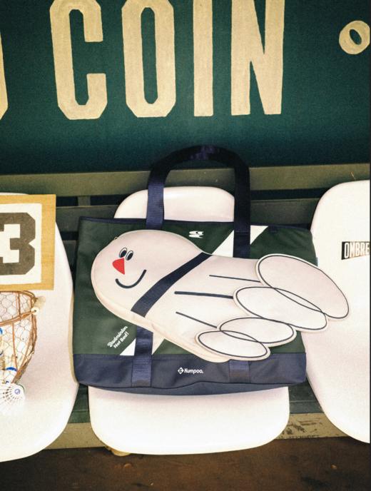 CryingCenterkumpoo薰风羽毛球联名系列羽毛球单肩托特单肩包 商品图4